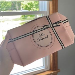 Too Faced travel makeup bag